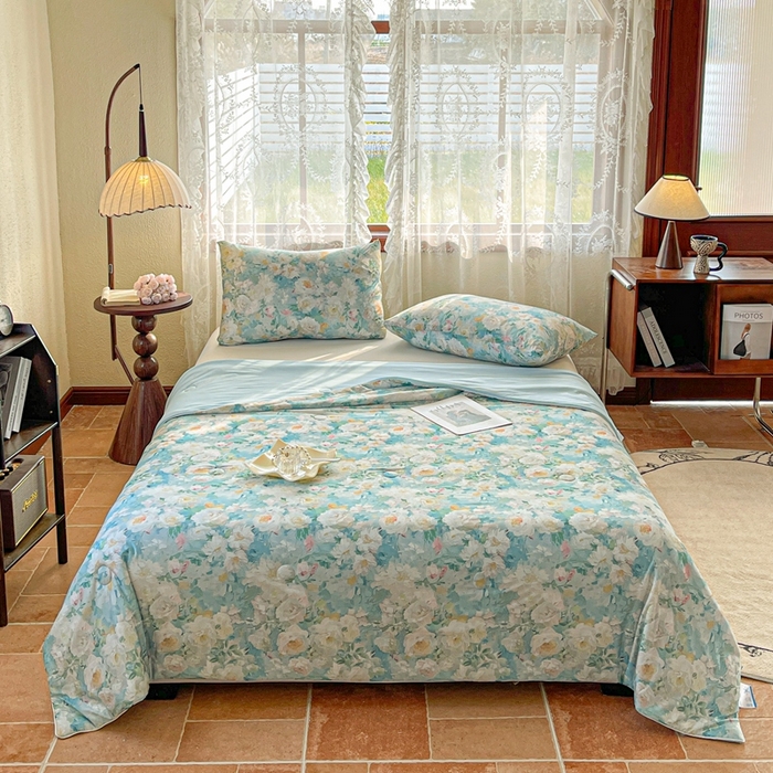 91家纺网 家纺一手货源 找家纺 （总）小禹仔家纺 2026新款针织凉感丝印花夏被夏凉被