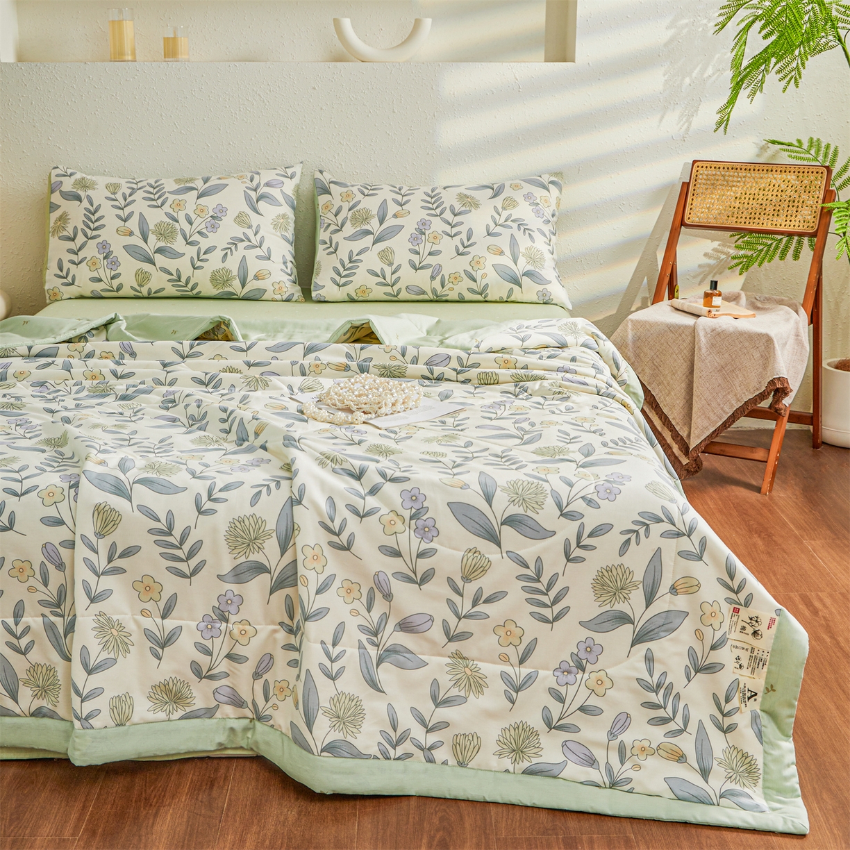 91家纺网 家纺一手货源 找家纺 （总）小禹仔家纺 2026新款A类里外全棉印花棉花夏被