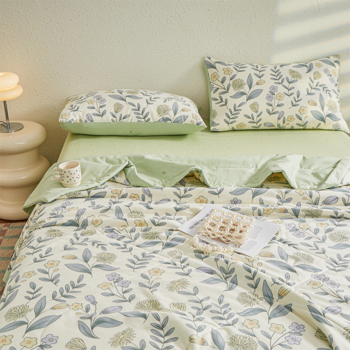 91家纺网 家纺一手货源 找家纺 （总）小禹仔家纺 2026新款A类里外全棉印花棉花夏被