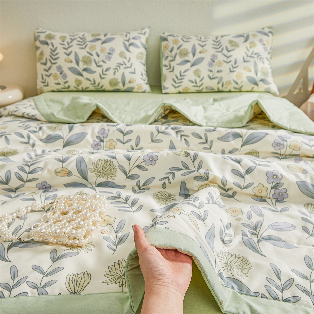 91家纺网 家纺一手货源 找家纺 （总）小禹仔家纺 2026新款A类里外全棉印花棉花夏被