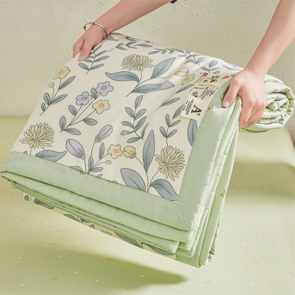 91家纺网 家纺一手货源 找家纺 （总）小禹仔家纺 2026新款A类里外全棉印花棉花夏被