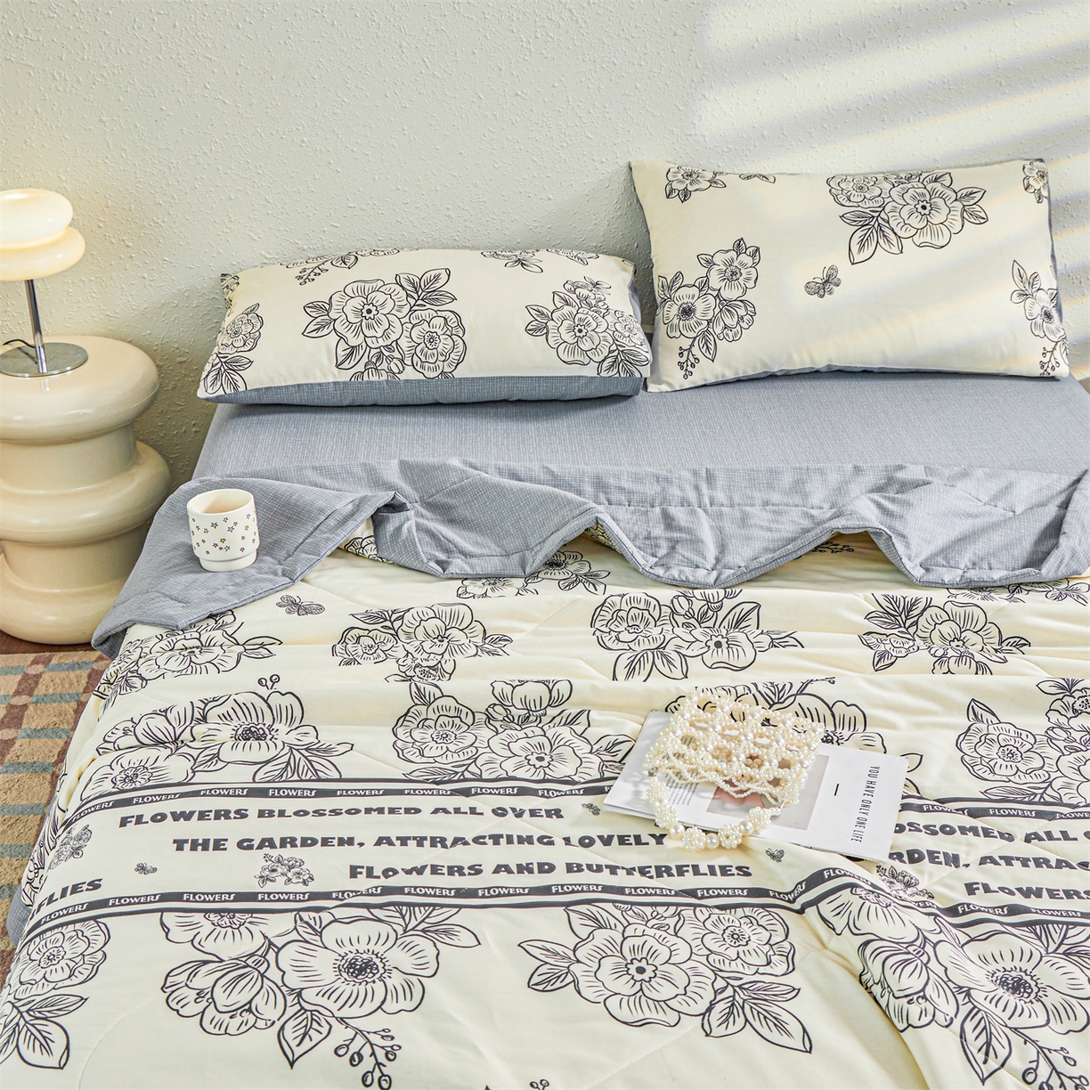 91家纺网 家纺一手货源 找家纺 小禹仔家纺 2026新款A类里外全棉印花棉花夏被 安曼