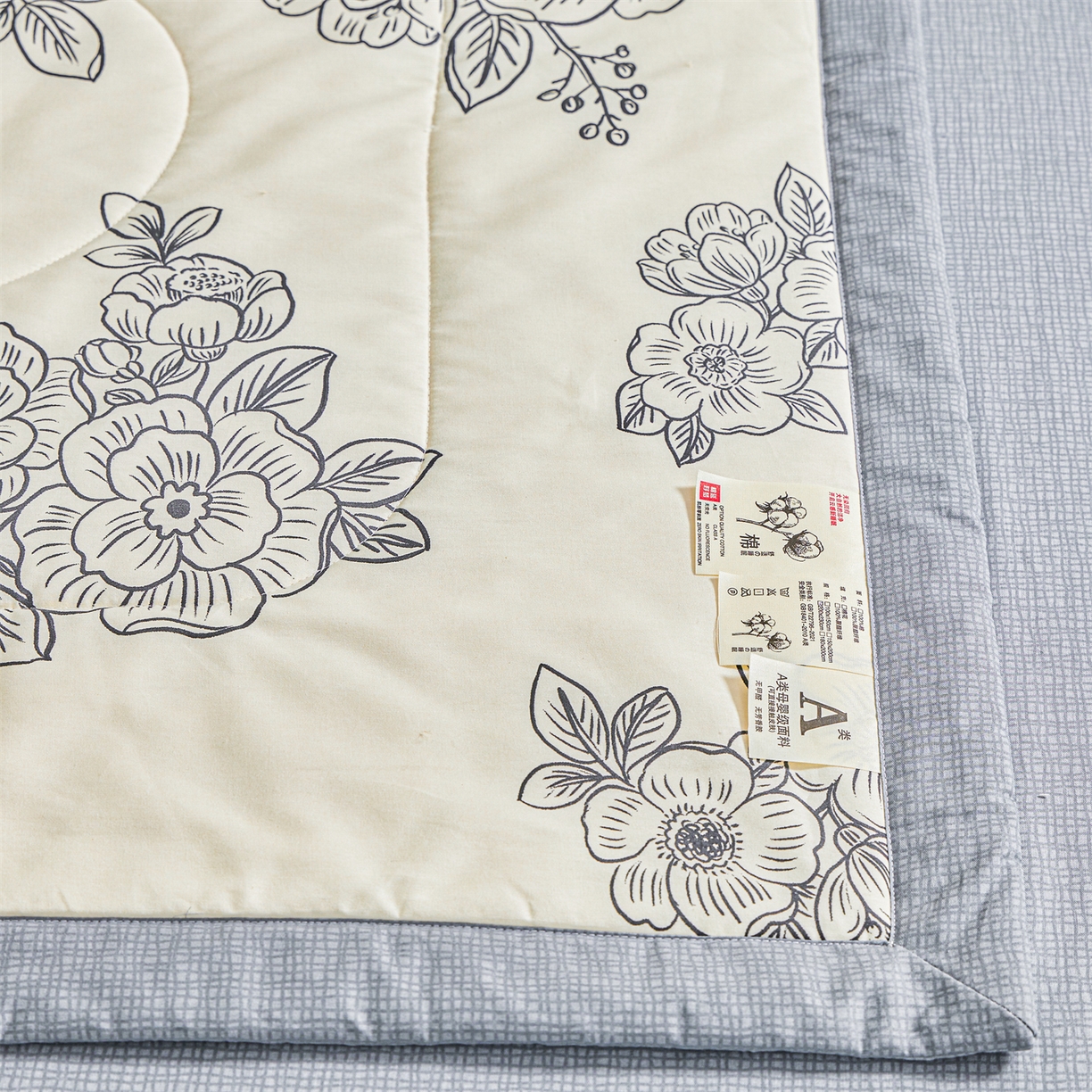 91家纺网 家纺一手货源 找家纺 小禹仔家纺 2026新款A类里外全棉印花棉花夏被 安曼