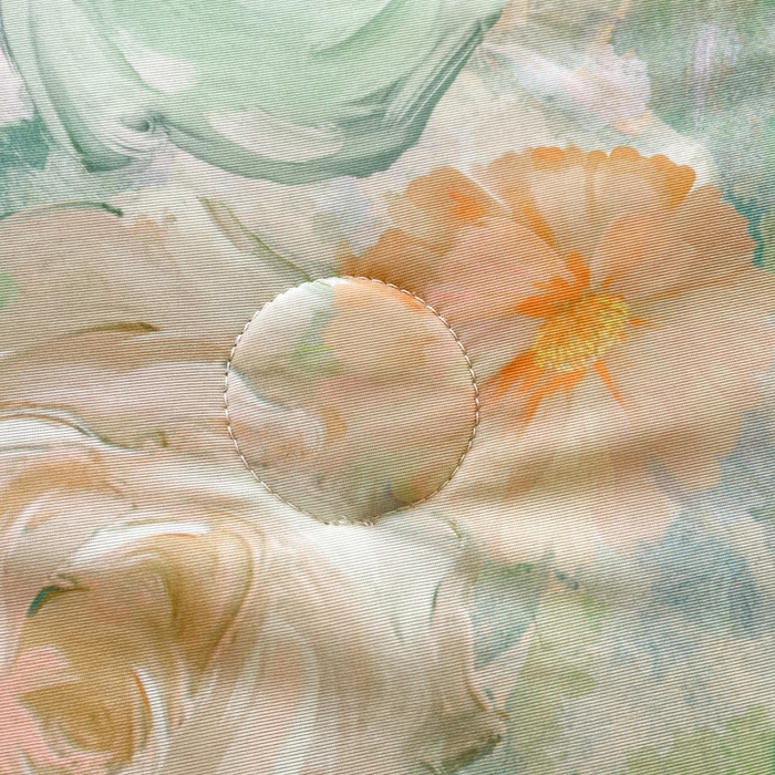 91家纺网 家纺一手货源 找家纺 小禹仔家纺 2026新款针织凉感丝印花夏被夏凉被 世家花园咖