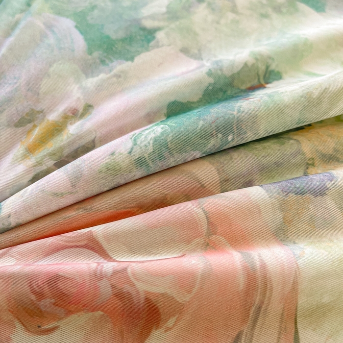 91家纺网 家纺一手货源 找家纺 小禹仔家纺 2026新款针织凉感丝印花夏被夏凉被 世家花园咖