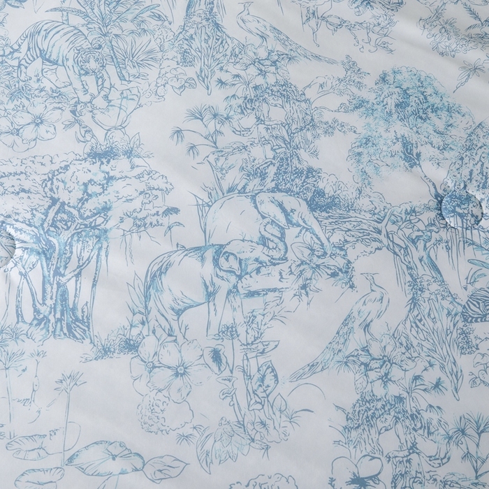 91家纺网 家纺一手货源 找家纺 小禹仔家纺 2026新款针织凉感丝印花夏被夏凉被 印象派兰