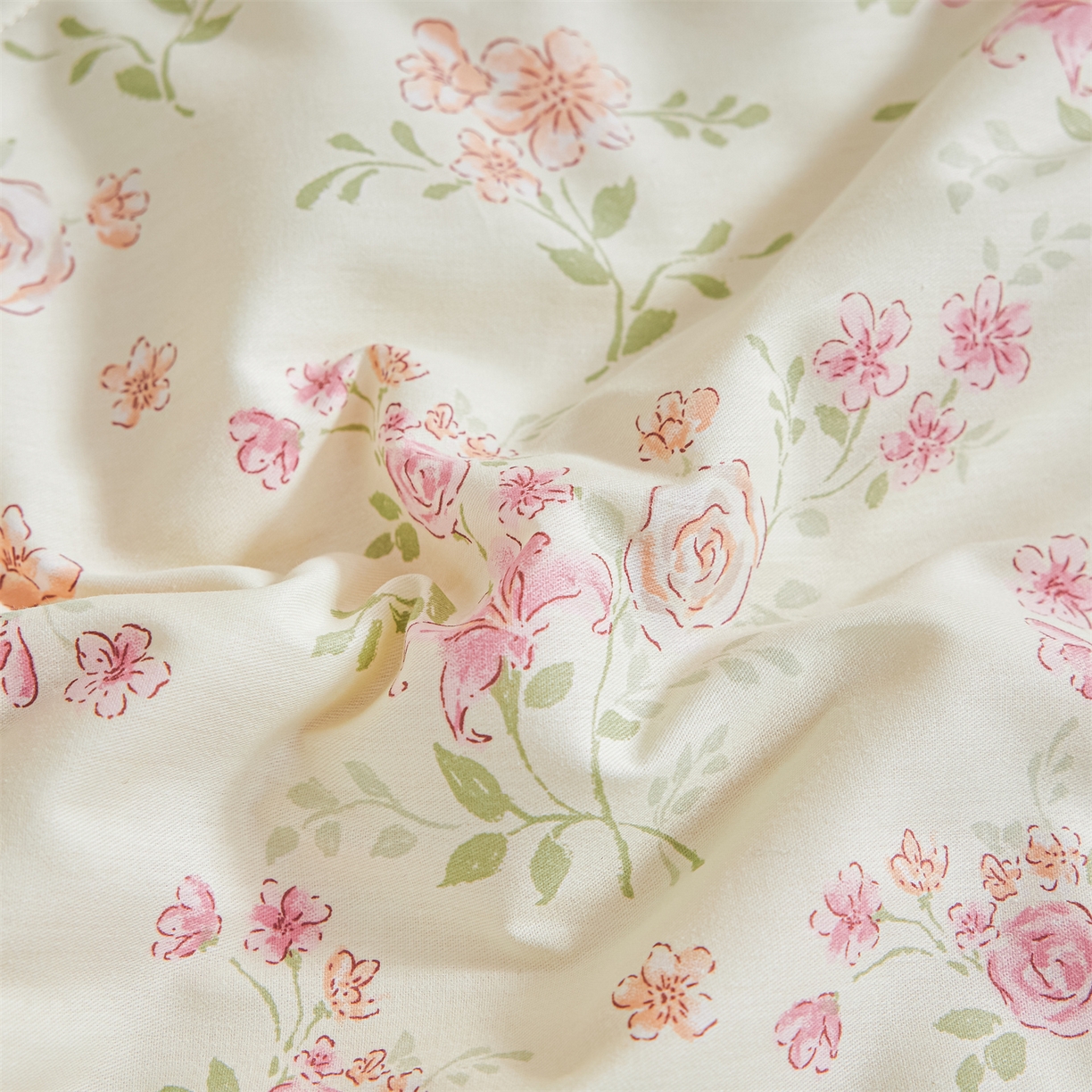 91家纺网 家纺一手货源 找家纺 小禹仔家纺 2026新款A类里外全棉印花棉花夏被 邻家小院