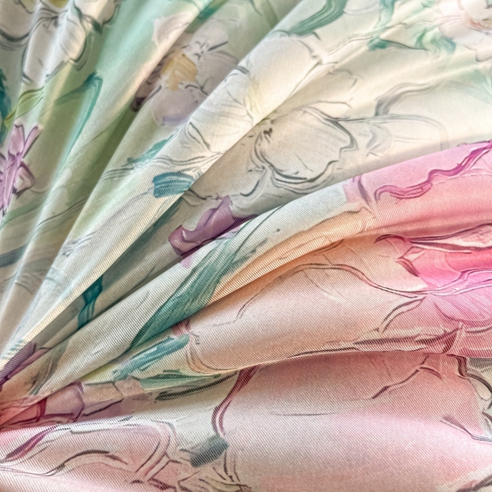 91家纺网 家纺一手货源 找家纺 小禹仔家纺 2026新款针织凉感丝印花夏被夏凉被 郁情粉