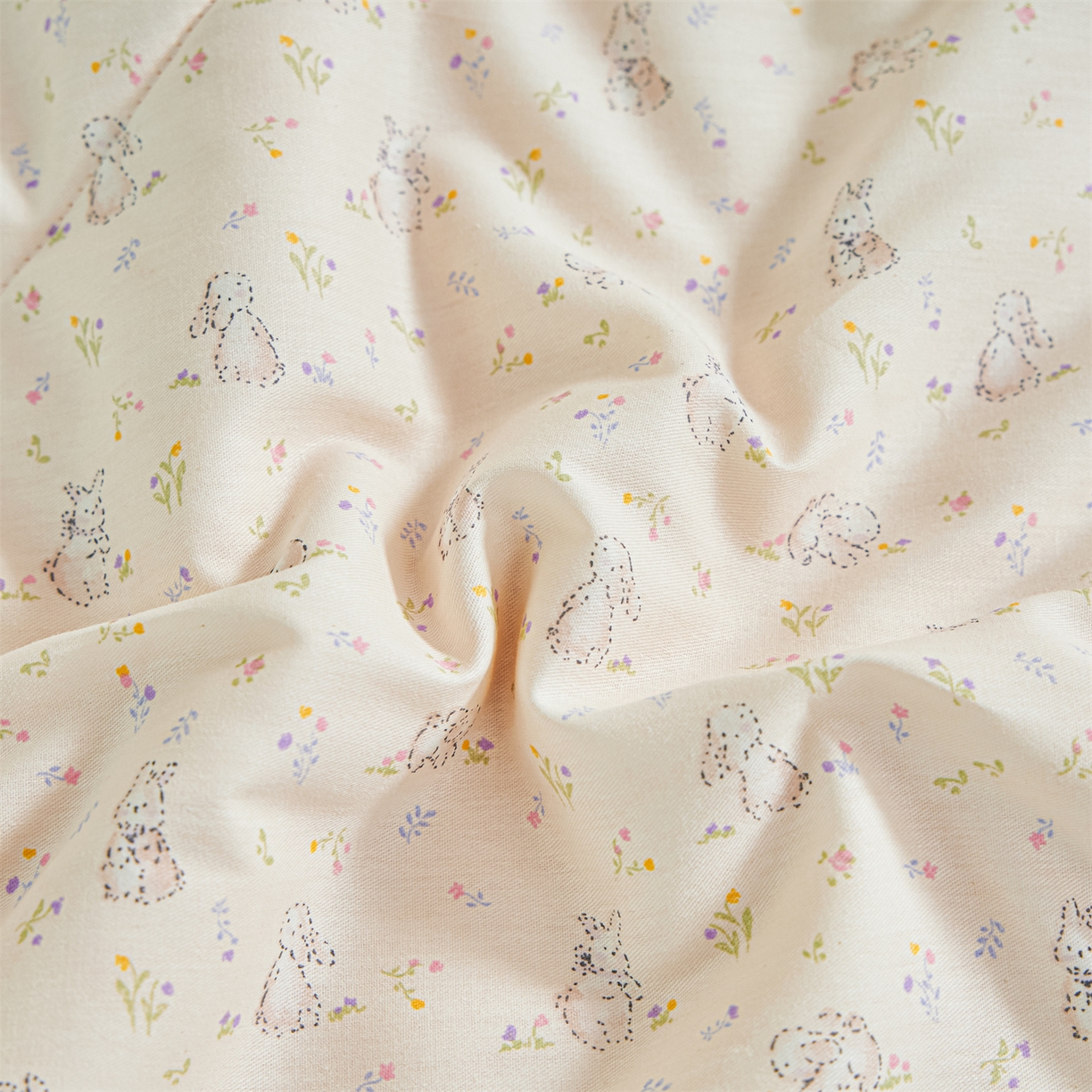 91家纺网 家纺一手货源 找家纺 小禹仔家纺 2026新款A类里外全棉印花棉花夏被 青青萌物