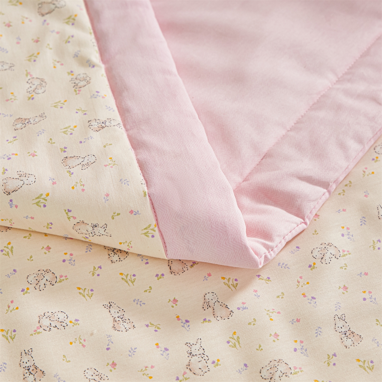 91家纺网 家纺一手货源 找家纺 小禹仔家纺 2026新款A类里外全棉印花棉花夏被 青青萌物