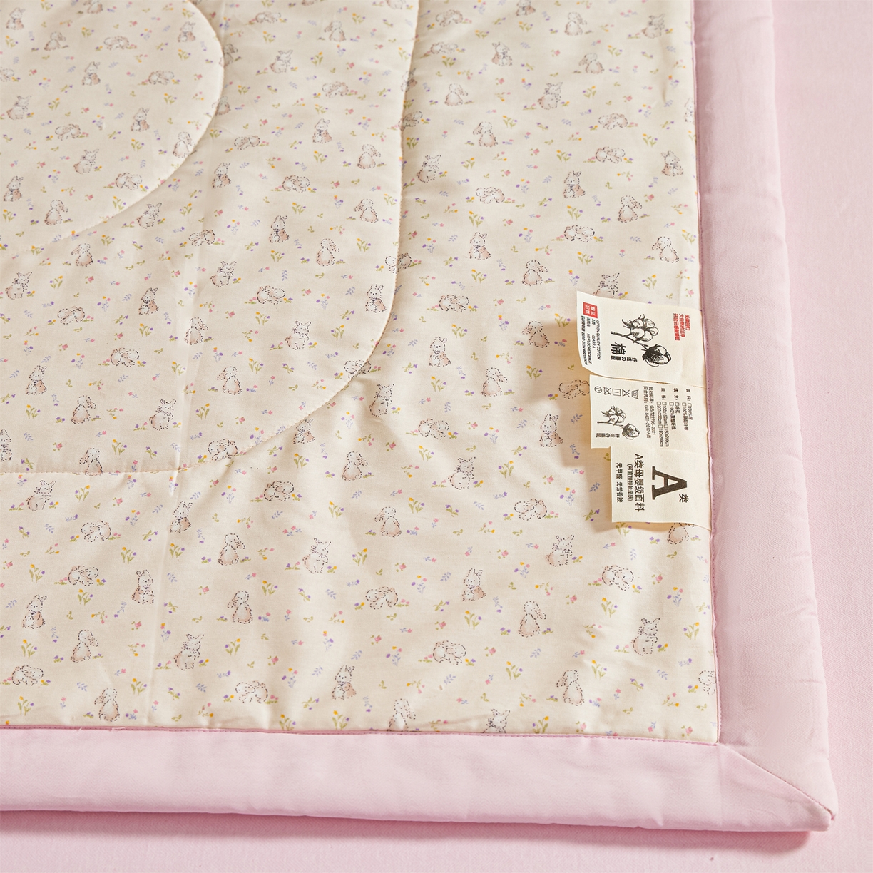 91家纺网 家纺一手货源 找家纺 小禹仔家纺 2026新款A类里外全棉印花棉花夏被 青青萌物