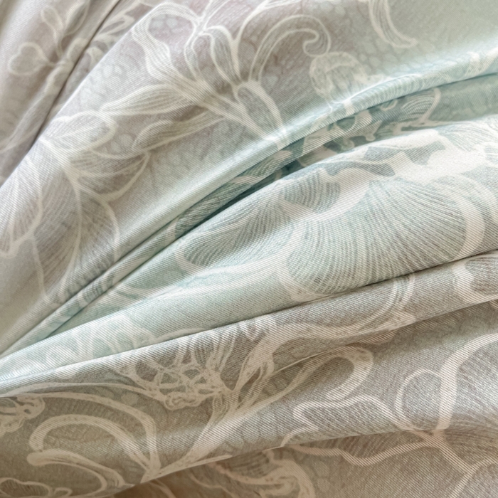 91家纺网 家纺一手货源 找家纺 小禹仔家纺 2026新款针织凉感丝印花夏被夏凉被 知画咖