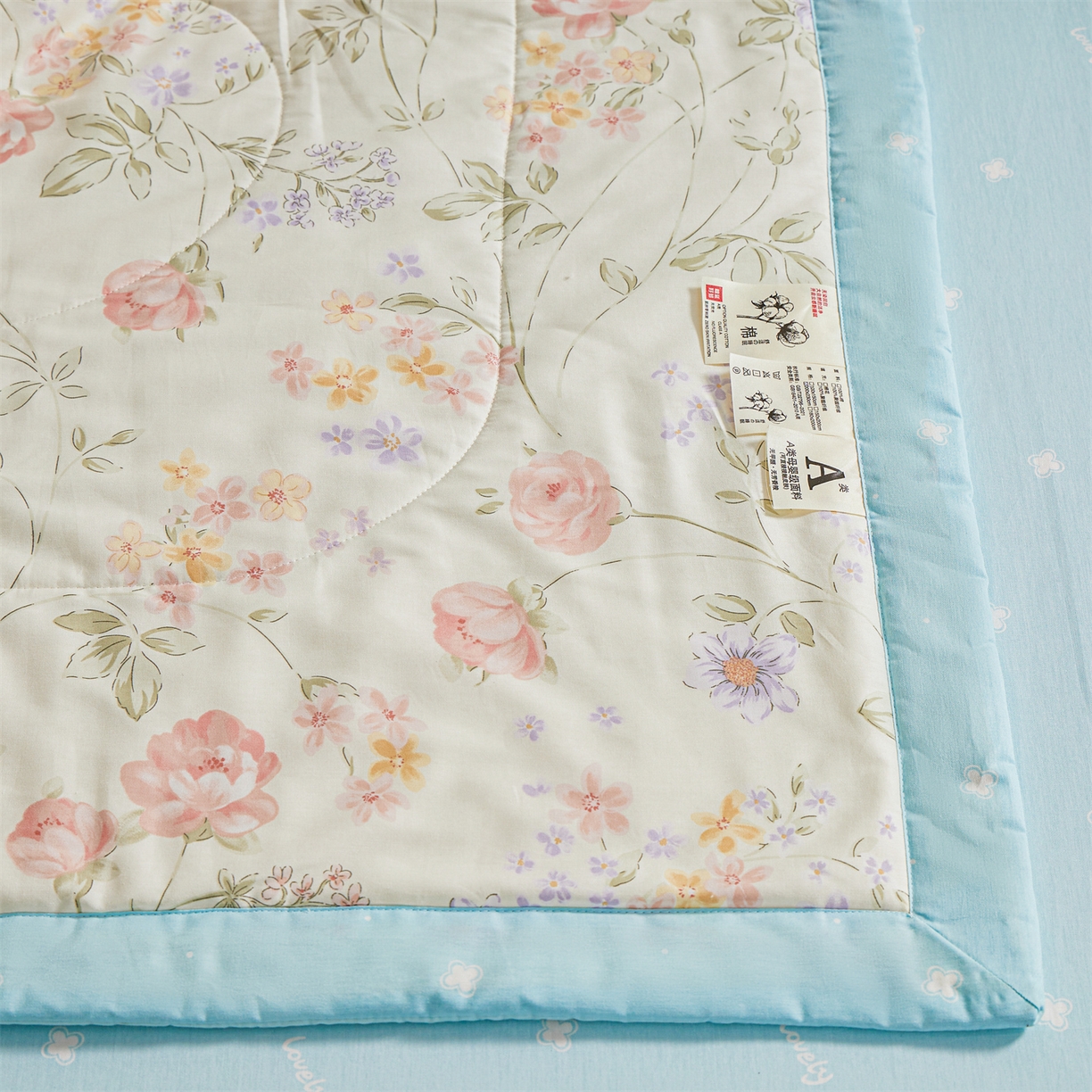 91家纺网 家纺一手货源 找家纺 小禹仔家纺 2026新款A类里外全棉印花棉花夏被 时夏