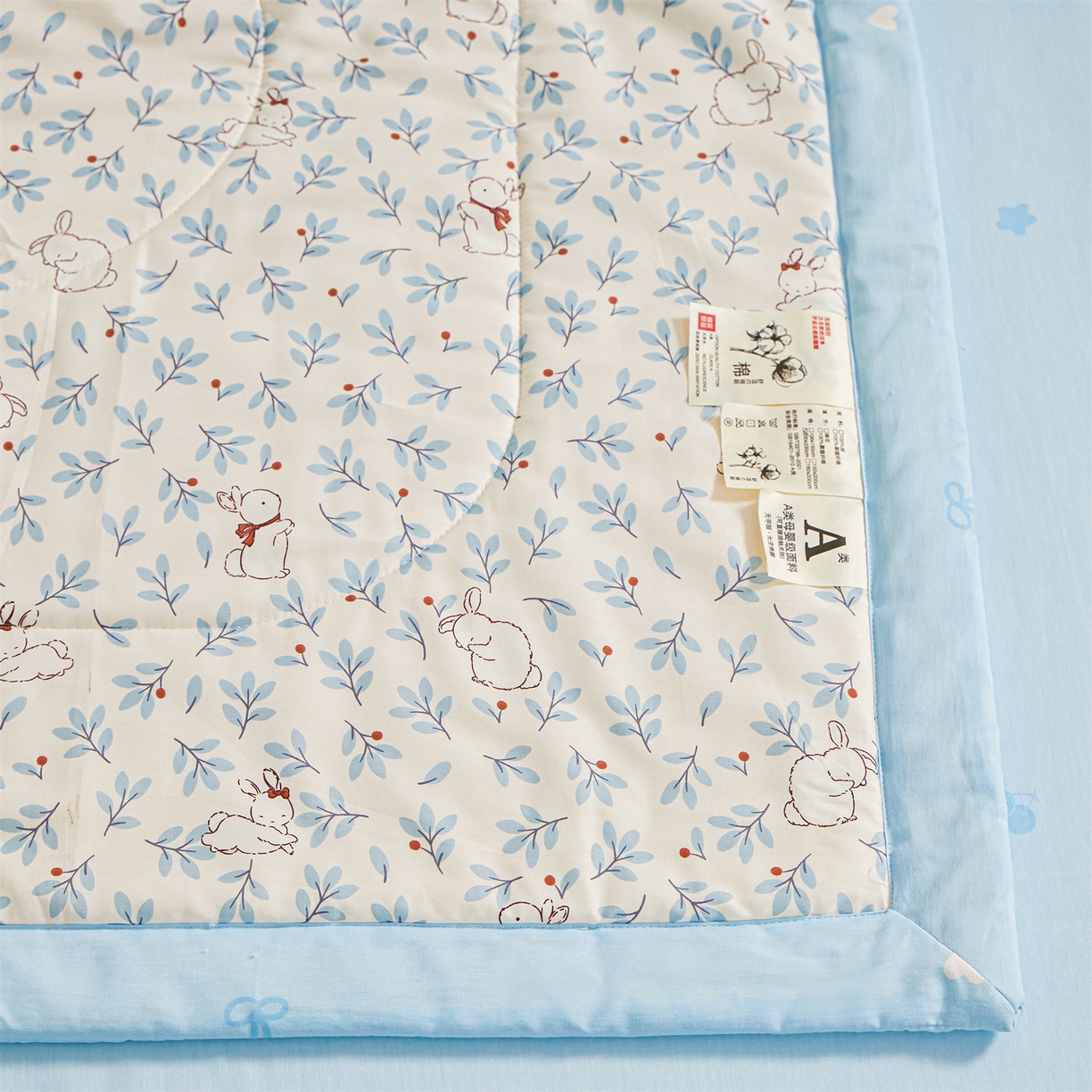 91家纺网 家纺一手货源 找家纺 小禹仔家纺 2026新款A类里外全棉印花棉花夏被 云海茫茫