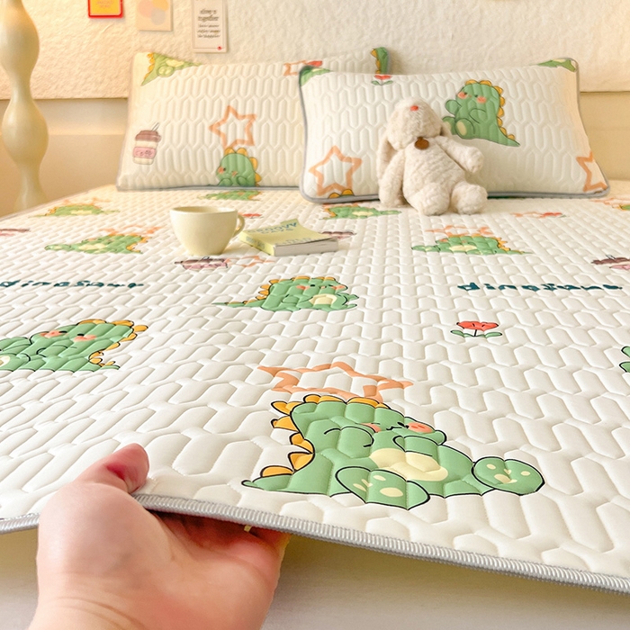 91家纺网 家纺一手货源 找家纺 （总）518家纺 2026新款凉感冰丝裸睡乳胶凉席系列平铺款凉席席子