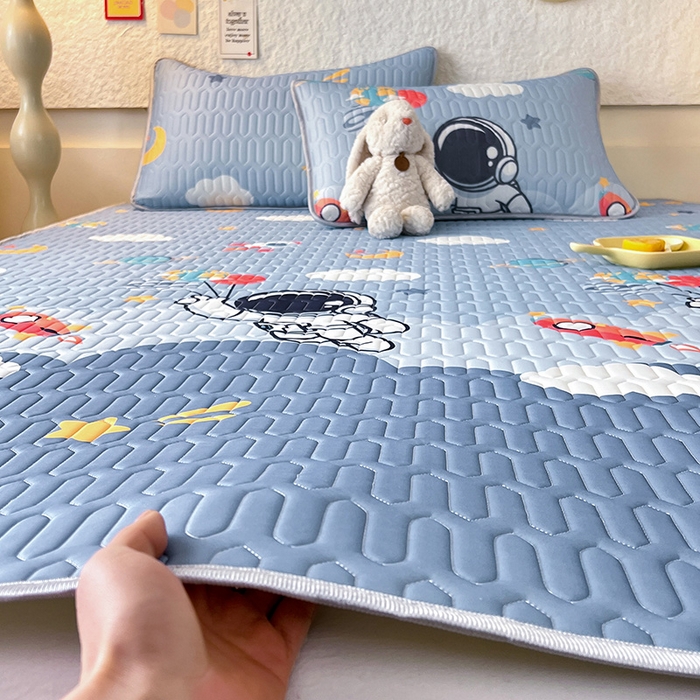 91家纺网 家纺一手货源 找家纺 （总）518家纺 2026新款凉感冰丝裸睡乳胶凉席系列平铺款凉席席子