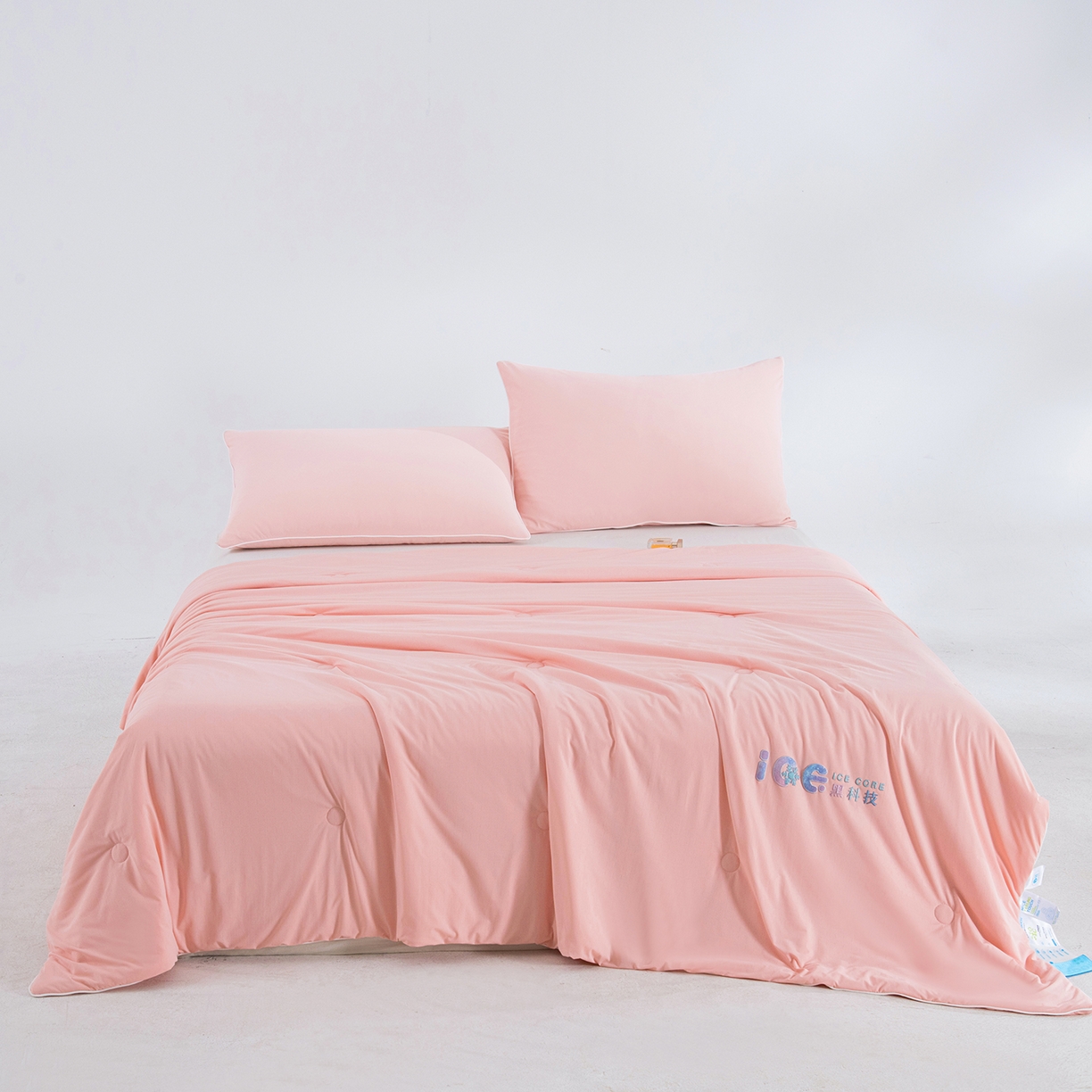 91家纺网 家纺一手货源 找家纺 兰芯纭 2026新款黑科技小冰被夏被夏凉被空调被 玉色