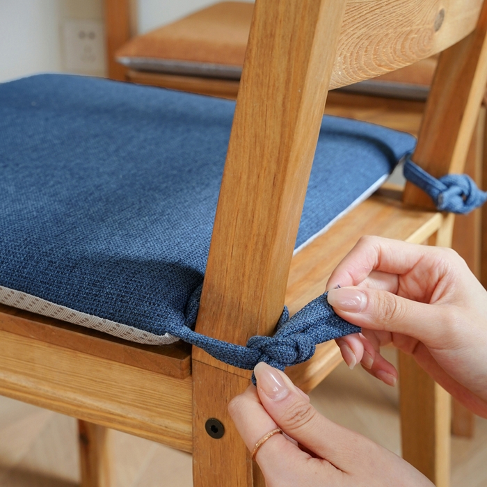 91家纺网 家纺一手货源 找家纺 土多多枕芯 2026新款记忆绵方形坐垫 海军蓝