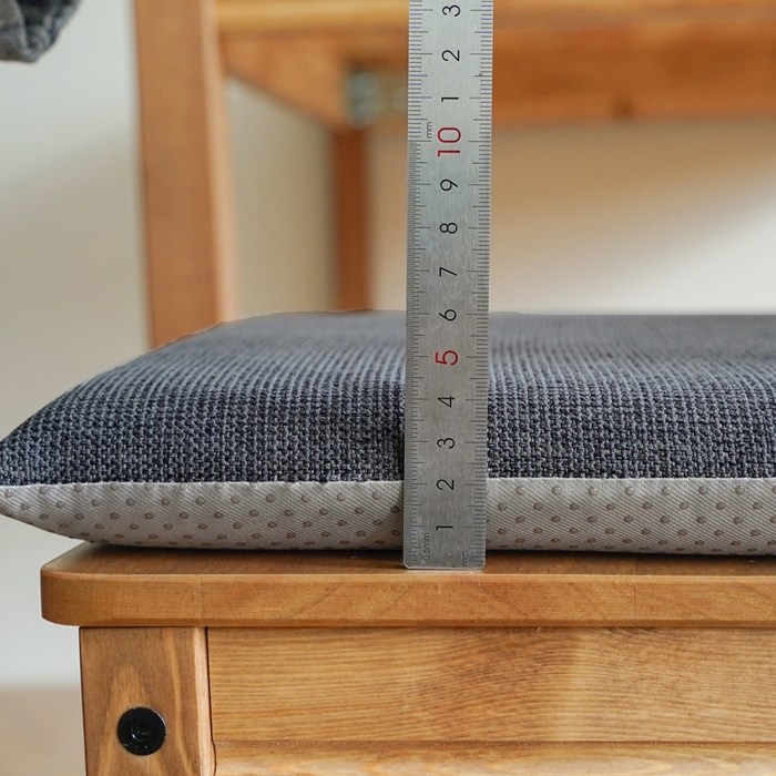 91家纺网 家纺一手货源 找家纺 土多多枕芯 2026新款记忆绵方形坐垫 深灰