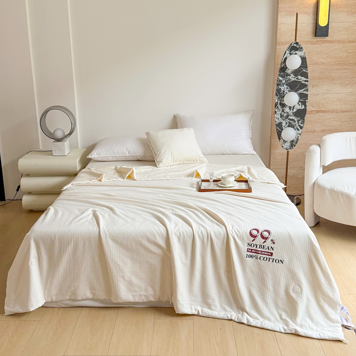 91家纺网 家纺一手货源 找家纺 （总）兰芯纭 2026新款99%纯棉提花大豆夏被夏凉被空调被