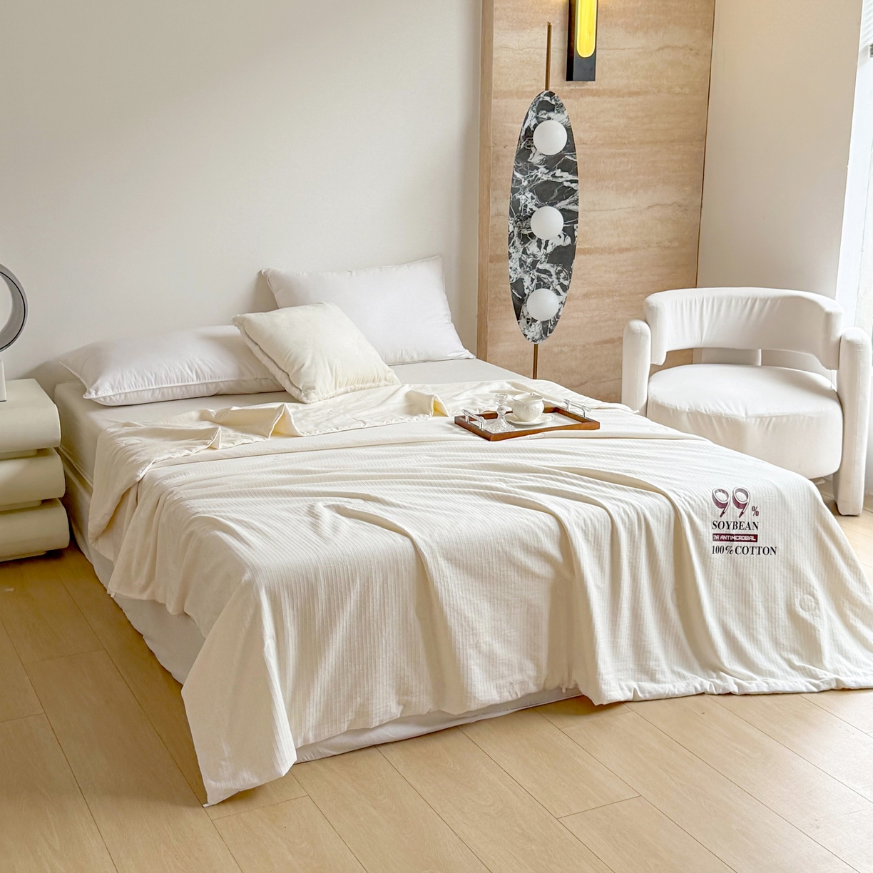 91家纺网 家纺一手货源 找家纺 （总）兰芯纭 2026新款99%纯棉提花大豆夏被夏凉被空调被