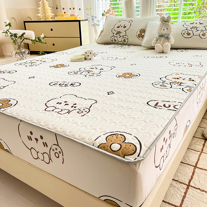 91家纺网 家纺一手货源 找家纺 （总）518家纺 2026新款凉感冰丝裸睡乳胶凉席系列床笠款凉席席子