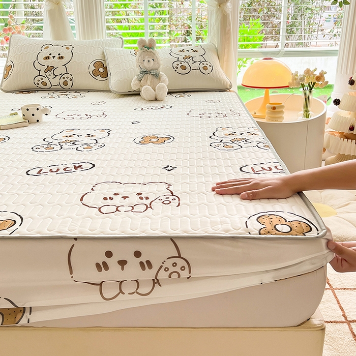 91家纺网 家纺一手货源 找家纺 （总）518家纺 2026新款凉感冰丝裸睡乳胶凉席系列床笠款凉席席子