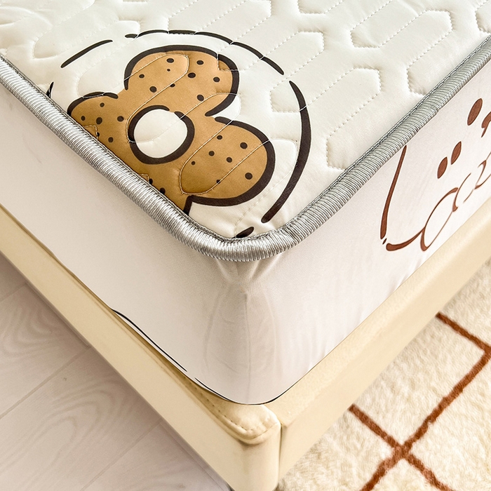 91家纺网 家纺一手货源 找家纺 518家纺 2026新款凉感冰丝裸睡乳胶凉席系列床笠款凉席席子 ck熊