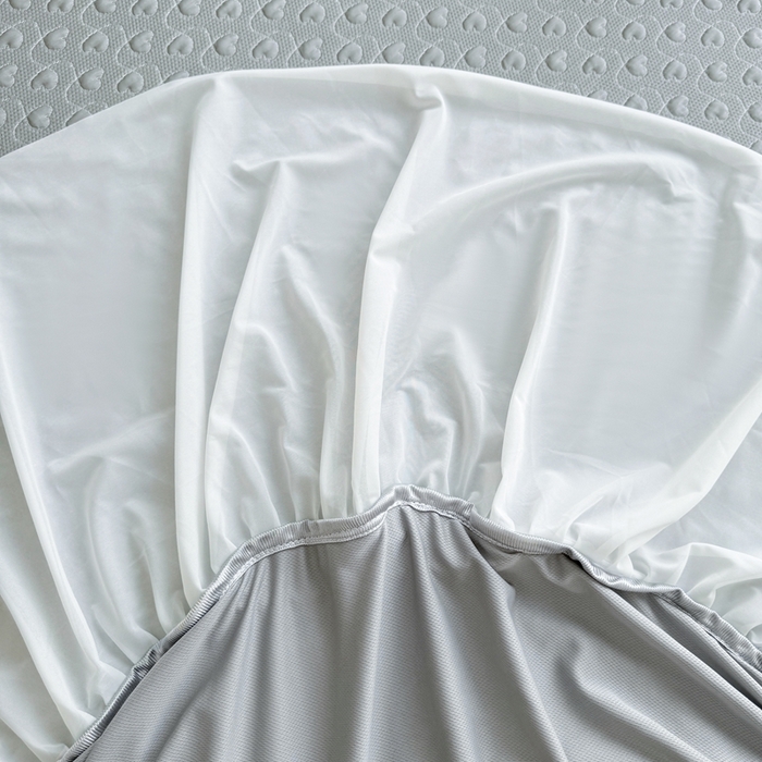 91家纺网 家纺一手货源 找家纺 （总）怡源梦 2026新款A类高分子冰豆豆凉席床裙床笠二合一-心动