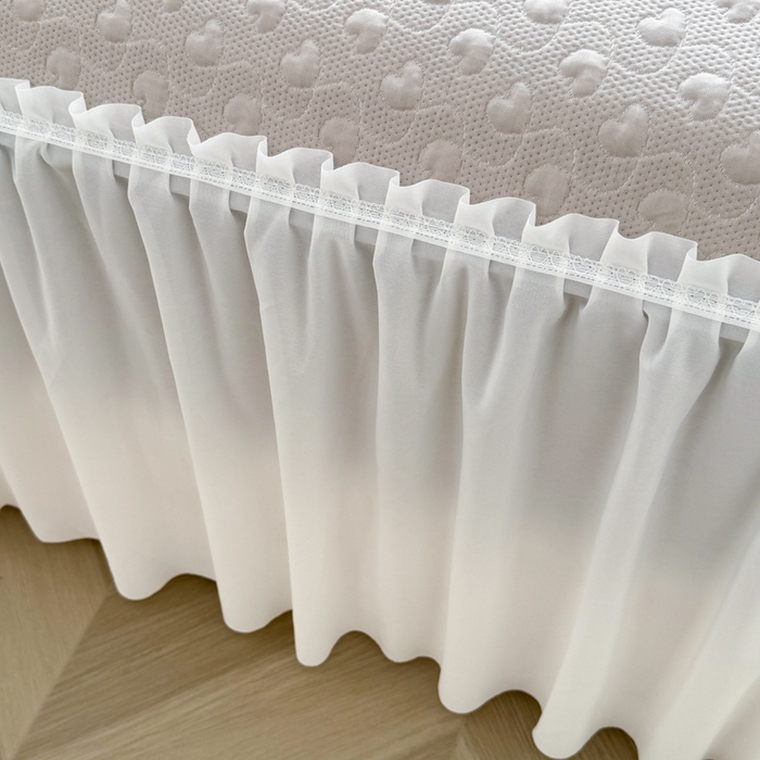 91家纺网 家纺一手货源 找家纺 怡源梦 2026新款A类高分子冰豆豆凉席床裙床笠二合一-心动 心动-香槟金