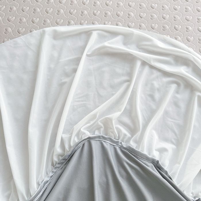 91家纺网 家纺一手货源 找家纺 怡源梦 2026新款A类高分子冰豆豆凉席床裙床笠二合一-心动 心动-香槟金