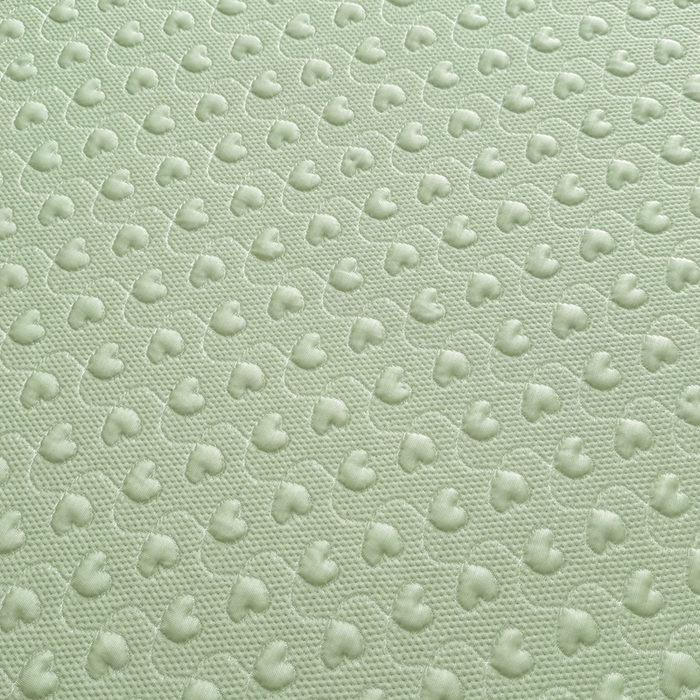 91家纺网 家纺一手货源 找家纺 怡源梦 2026新款A类高分子冰豆豆凉席床裙床笠二合一-心动 心动-绿色