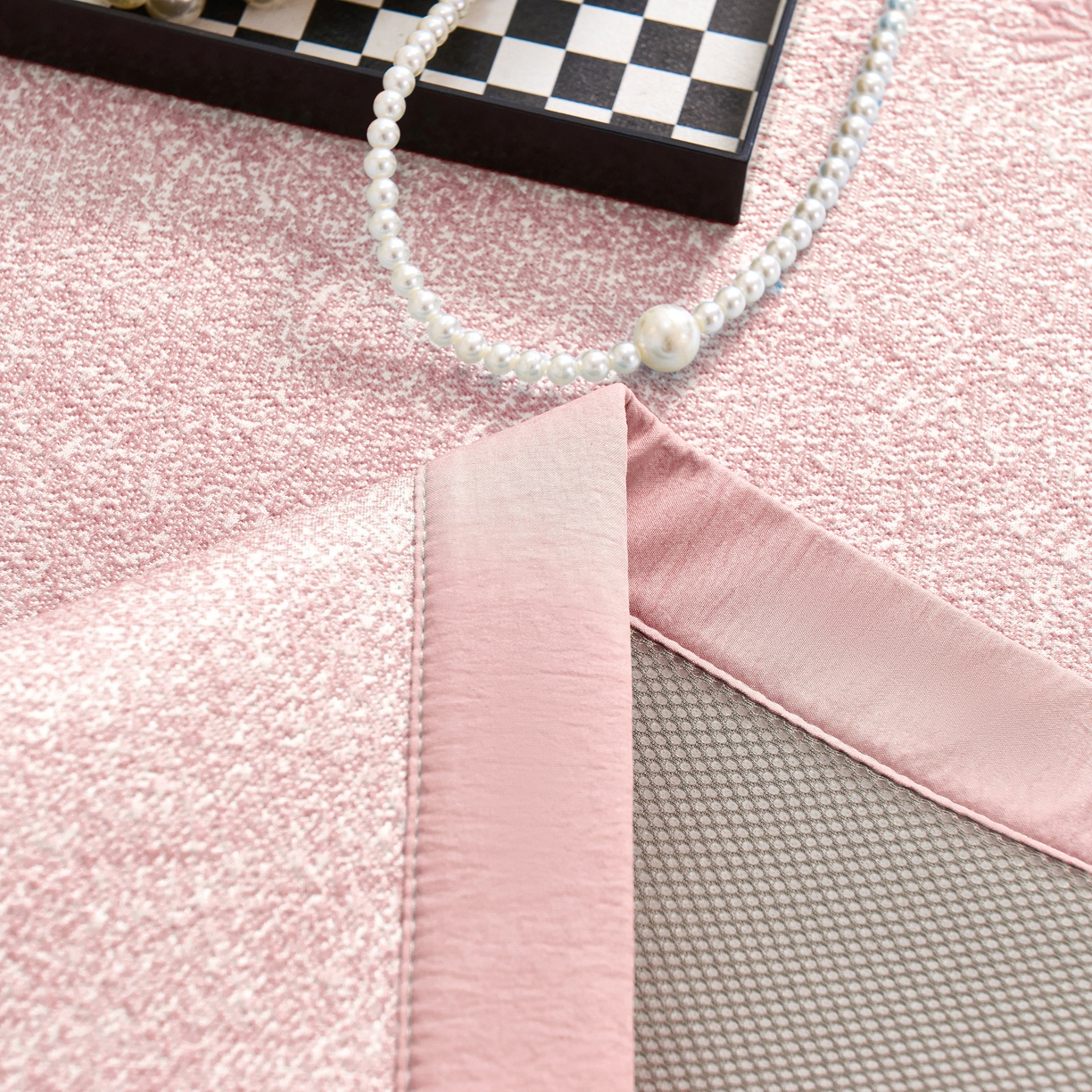 91家纺网 家纺一手货源 找家纺 （总）尚品凤凰 2026新款凉感提花豆豆平铺款-竹影