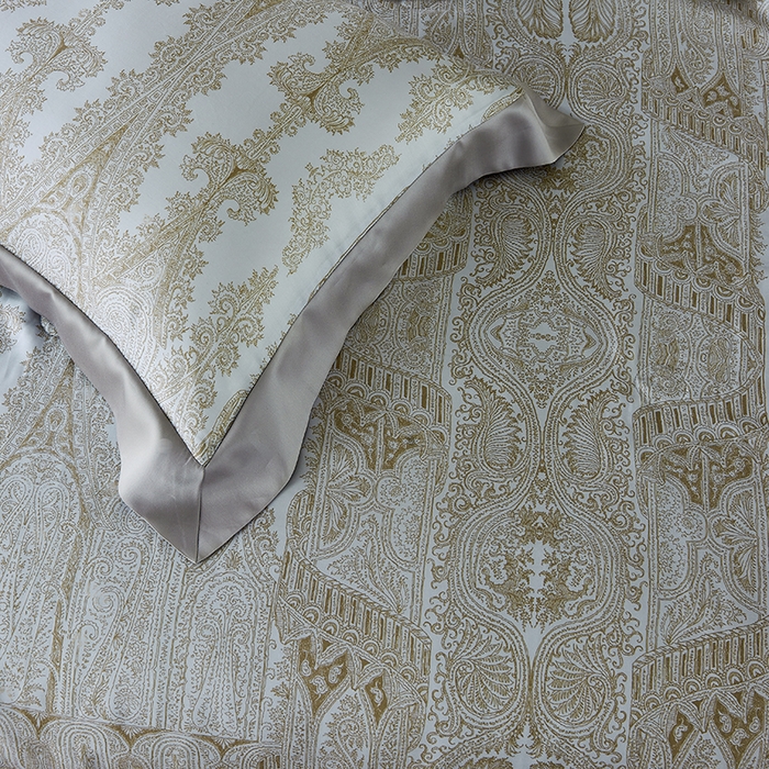 91家纺网 家纺一手货源 找家纺 （总）久典家居 2026新款20%桑蚕丝+80%聚酯纤维宽边印花夏被四件套