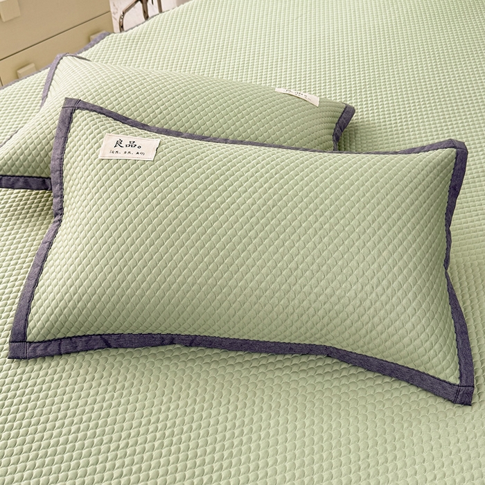 91家纺网 家纺一手货源 找家纺 （总）518家纺 2026春夏新款550克PE中分子豆豆凉席单枕套【提供买家秀】