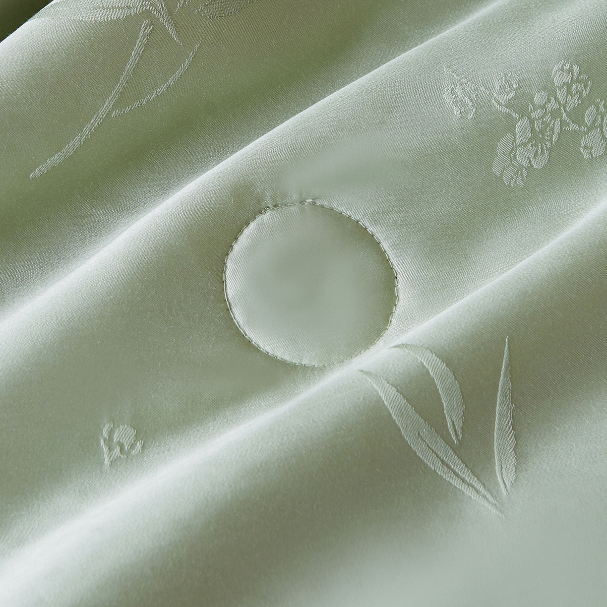 91家纺网 家纺一手货源 找家纺 久典家居 2026新款20%桑蚕丝+80%聚酯纤维提花夏被四件套-锦时系列 锦时-春