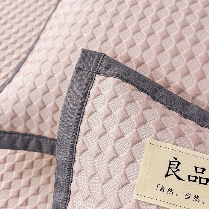 91家纺网 家纺一手货源 找家纺 （总）518家纺 2026春夏新款550克PE中分子豆豆凉席单枕套【提供买家秀】