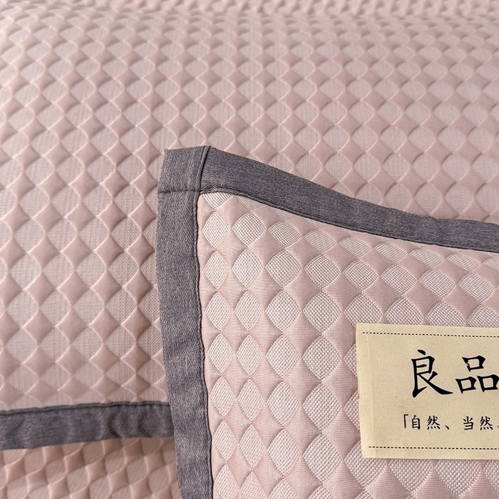 91家纺网 家纺一手货源 找家纺 （总）518家纺 2026春夏新款550克PE中分子豆豆凉席单枕套【提供买家秀】