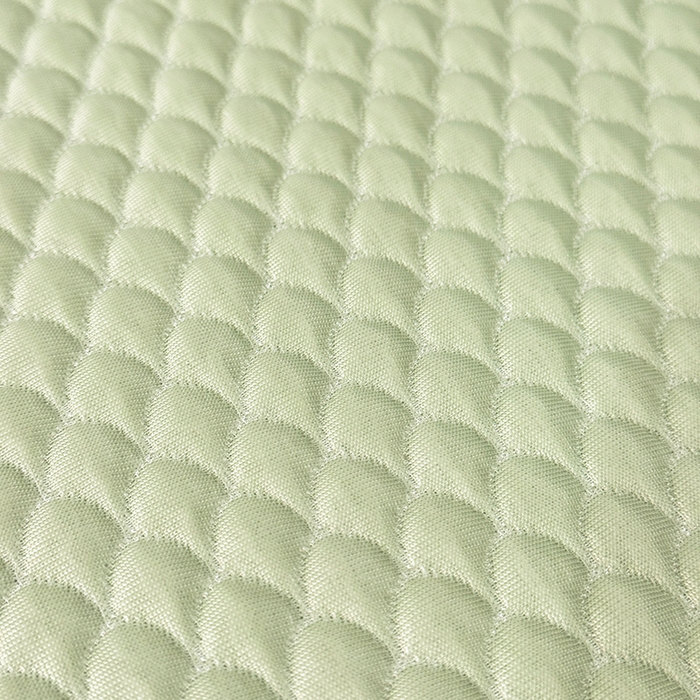 91家纺网 家纺一手货源 找家纺 518家纺 2026春夏新款550克PE中分子豆豆凉席单枕套【提供买家秀】 摩卡-绿