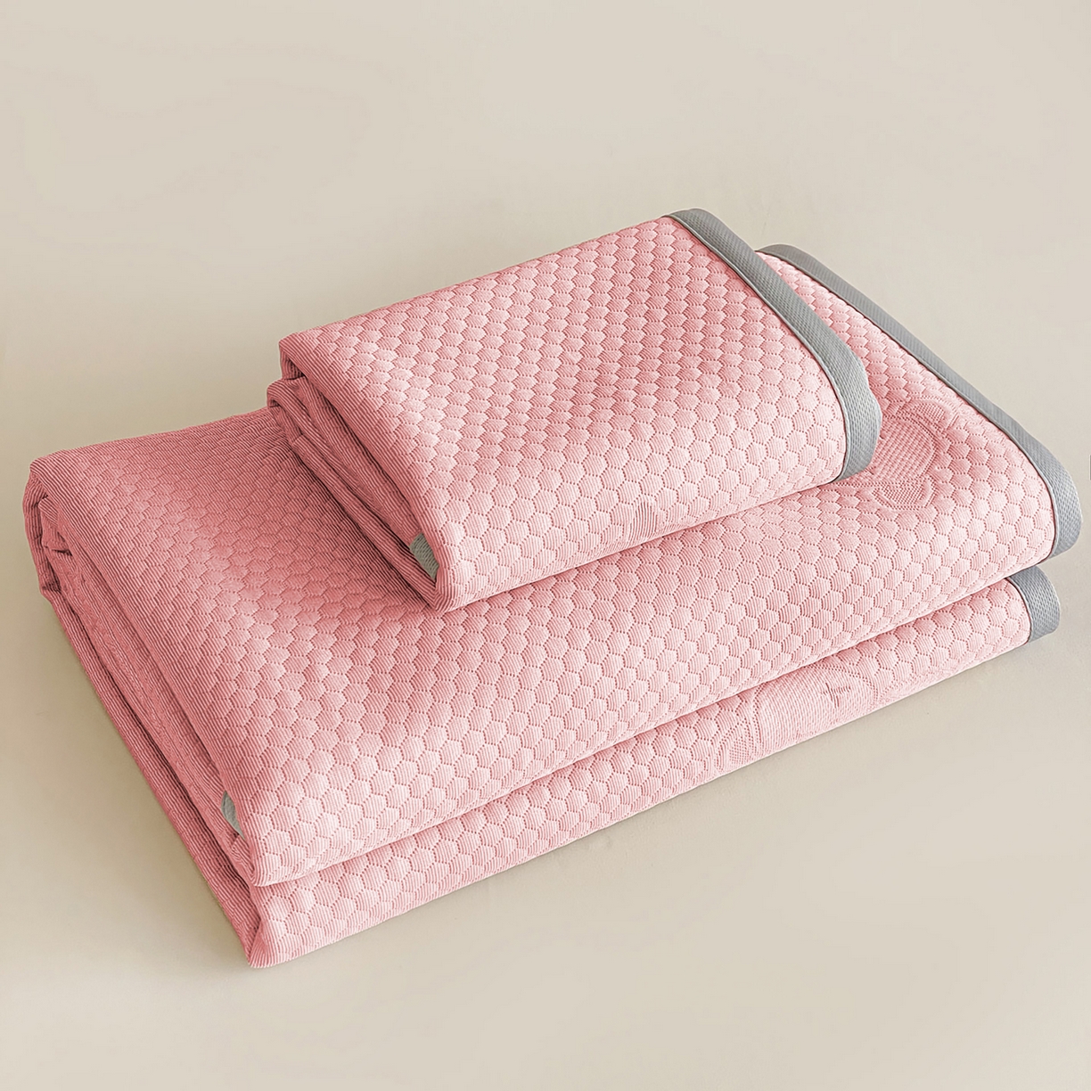 91家纺网 家纺一手货源 找家纺 （总）维娜斯 2026新款印花冰豆豆凉席单人宿舍冰豆豆席子