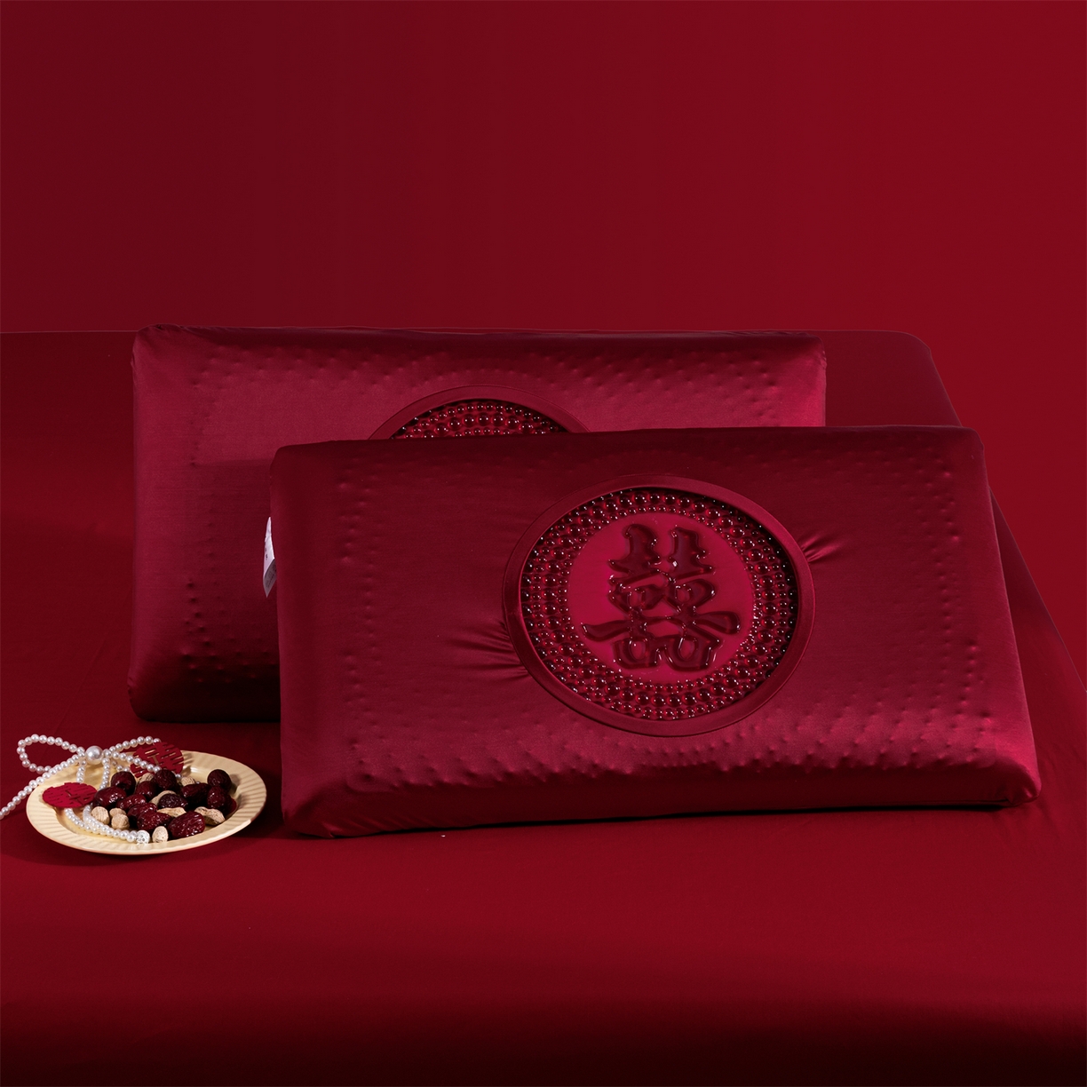 91家纺网 家纺一手货源 找家纺 （总）土多多枕芯 2026新款直播爆款凝胶记忆棉枕头大红婚庆枕芯结婚婚礼恒温记忆棉