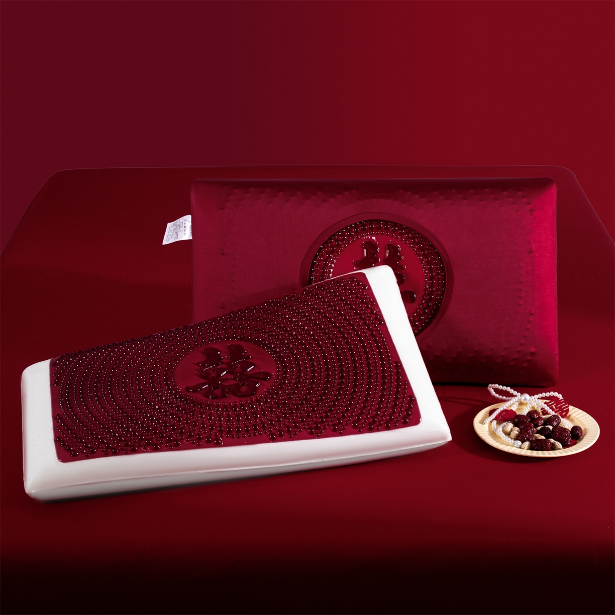 91家纺网 家纺一手货源 找家纺 （总）土多多枕芯 2026新款直播爆款凝胶记忆棉枕头大红婚庆枕芯结婚婚礼恒温记忆棉