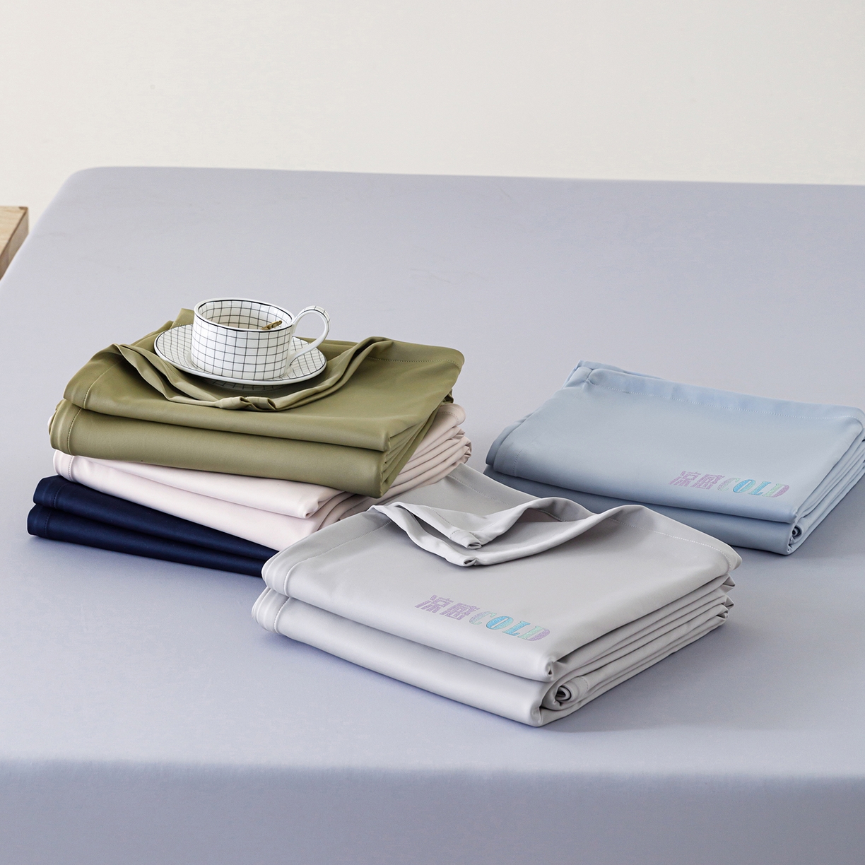 91家纺网 家纺一手货源 找家纺 （总）悦然毛巾被 2026新款锦氨冷感毯300克加厚盖毯床笠夏被空调凉感夏凉被空调被