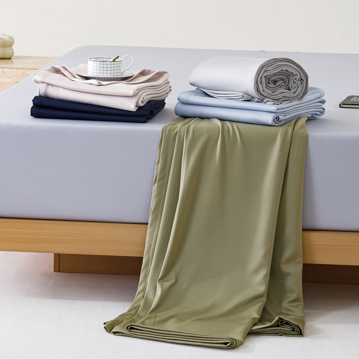 91家纺网 家纺一手货源 找家纺 （总）悦然毛巾被 2026新款锦氨冷感毯300克加厚盖毯床笠夏被空调凉感夏凉被空调被