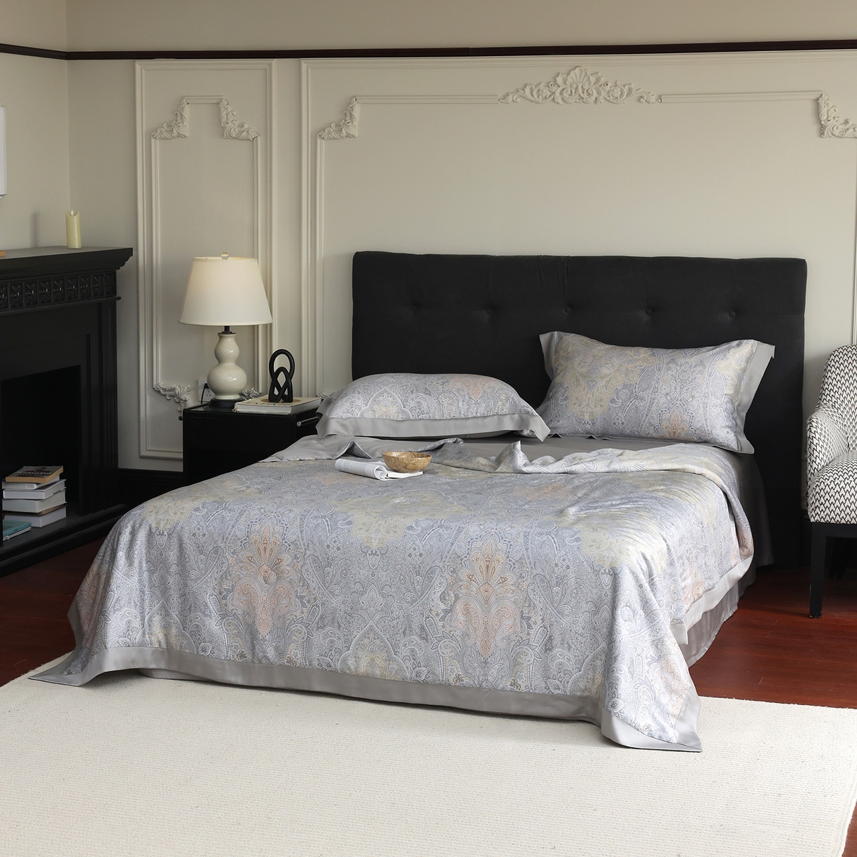 91家纺网 家纺一手货源 找家纺 （总）久典家居 2026新款20%桑蚕丝+80%聚酯纤维宽边夏被四件套