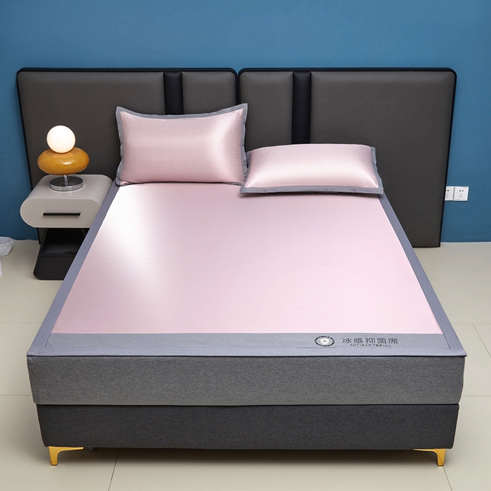 91家纺网 家纺一手货源 找家纺 可恩欣 2026新款冰感凉风席 床席-冰感乐粉