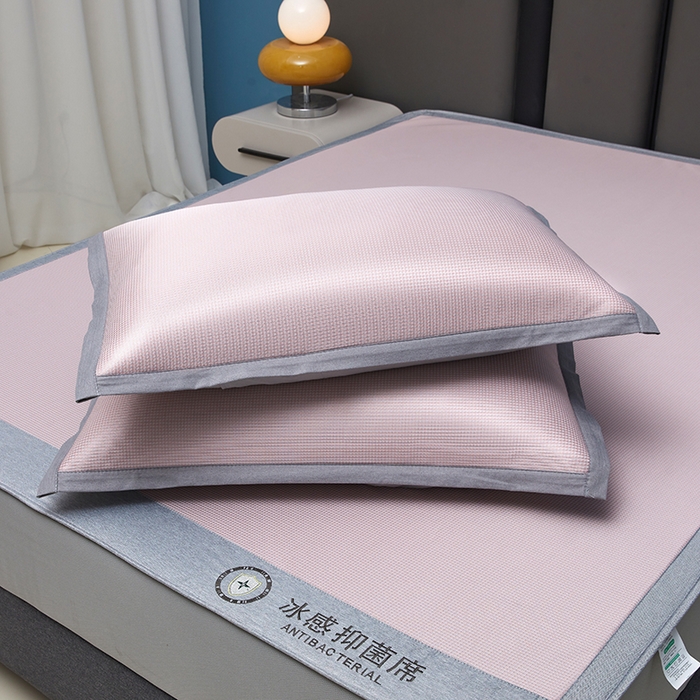 91家纺网 家纺一手货源 找家纺 可恩欣 2026新款冰感凉风席 床笠-冰感乐粉