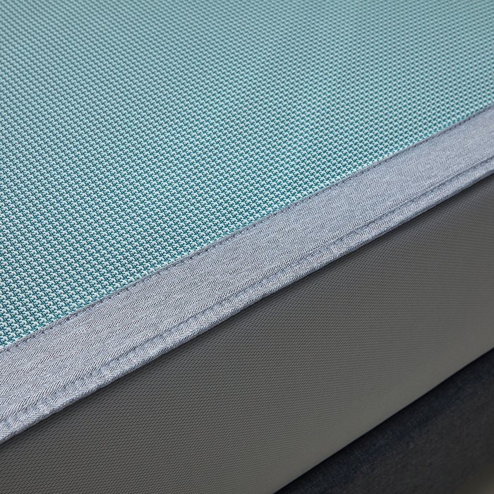 91家纺网 家纺一手货源 找家纺 可恩欣 2026新款冰感凉风席 床笠-冰感水绿