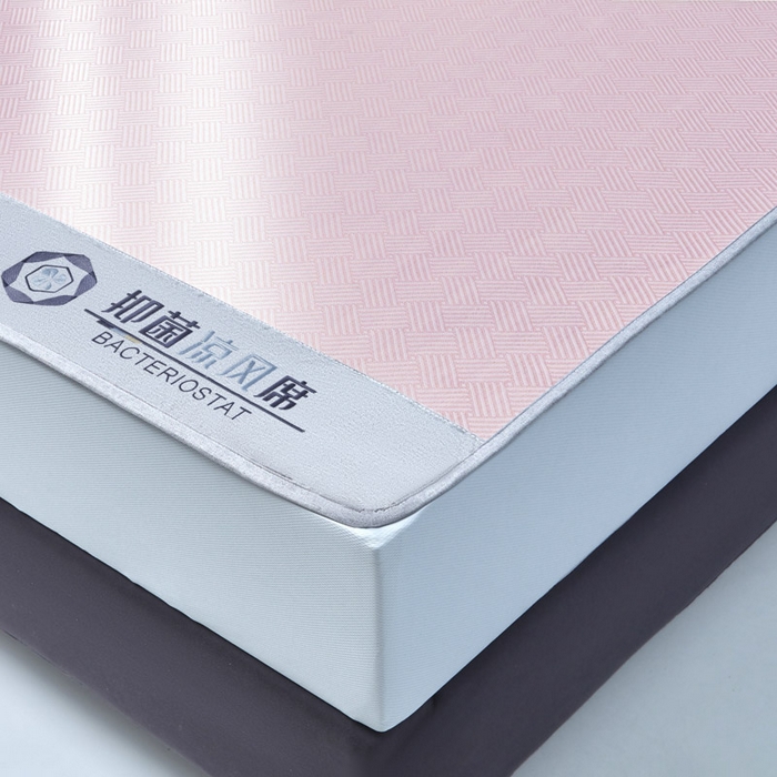 91家纺网 家纺一手货源 找家纺 可恩欣 2026新款冰感凉风席 床笠-凉风粉