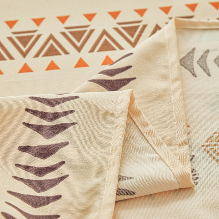 91家纺网 家纺一手货源 找家纺 （总）爱彼家纺 2026新款原棉老粗布透气印花床单单件热门摩洛小狗热门新升级-细沙老粗布